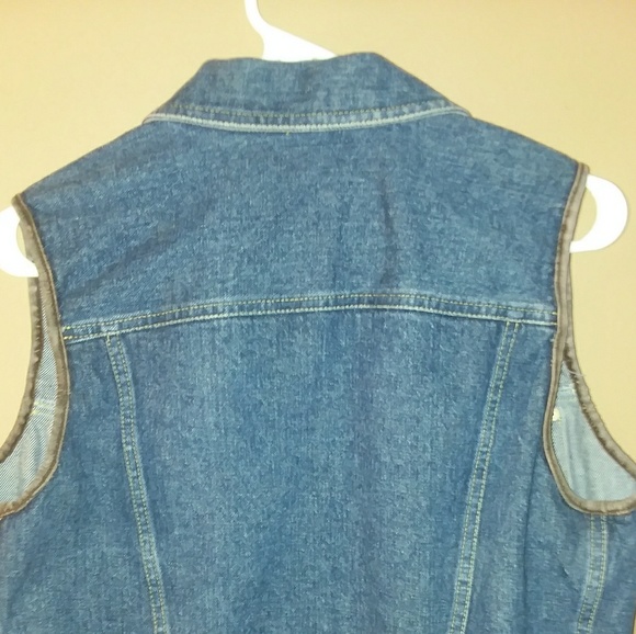Liz Claiborne Ladies Blue Jean Vest (M) ☉☉SALE☉☉ - Picture 3 of 7